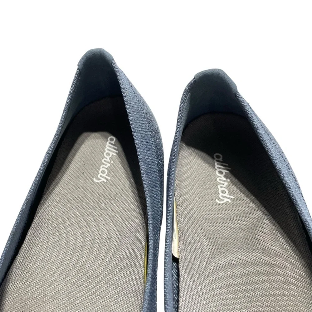 Allbirds Navy Tree Breezer Kauri Marine Blue Ballet Flats Women's Size 8.5